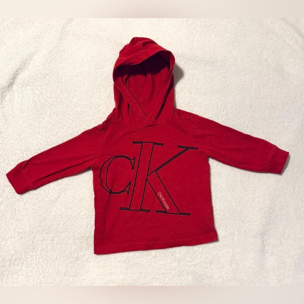 Calvin Klein Red Toddler Hoodie 2T